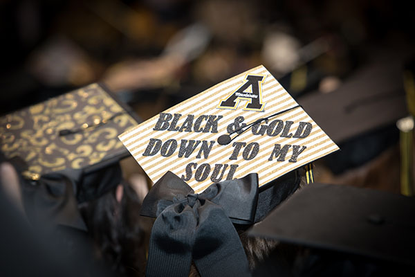 Commencement remarks at Appalachian focus on possibilities, overcoming obstacles and appreciation