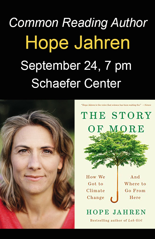 Common Reading Program Keynote Address: An Evening with Author Hope Jahren