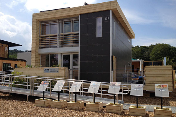 Solar Decathlon Europe 2014 entry reassembled in France