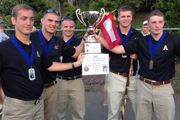 ROTC Cadet team wins the 8th Annual Mountain Man Memorial March