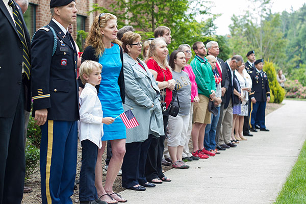 Memorial Day Ceremony at Appalachian, May 25, 2015