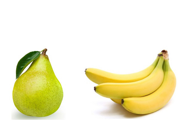 Bananas and pears improve athletic performance and recovery