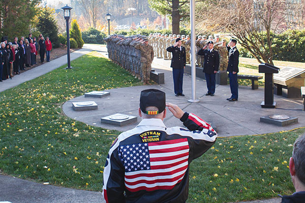 Appalachian State University marks Veterans Day with stirring morning ceremony