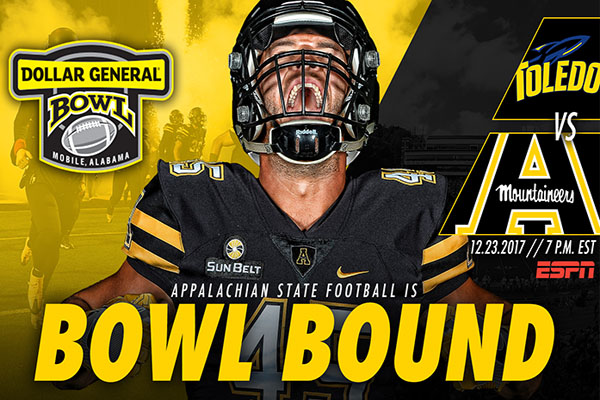 Bowl Bound Again: Apps to Face Toledo in Dollar General Bowl