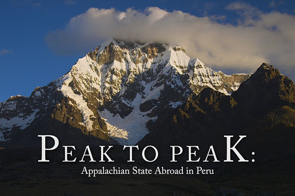 Peak to peak — Mountaineers study abroad in Peru
