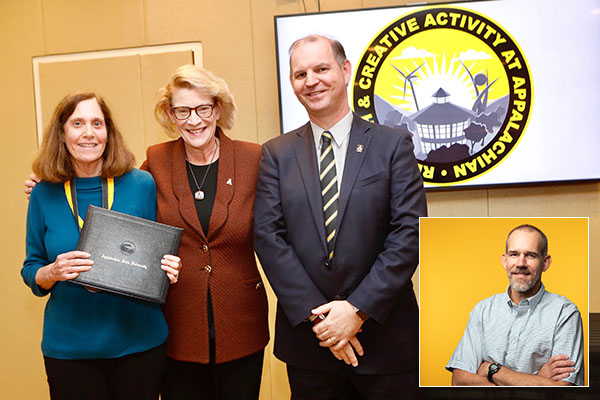 App State presents inaugural awards for excellence in research, scholarship and creative activity