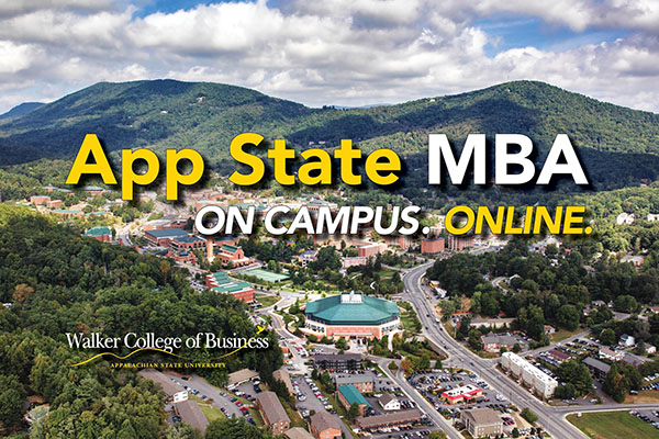 Nationally recognized App State MBA available online in fall 2020