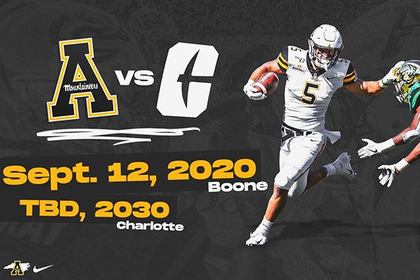 App State Mountaineers take on Charlotte 49ers in bookend matchups set for 2020, 2030