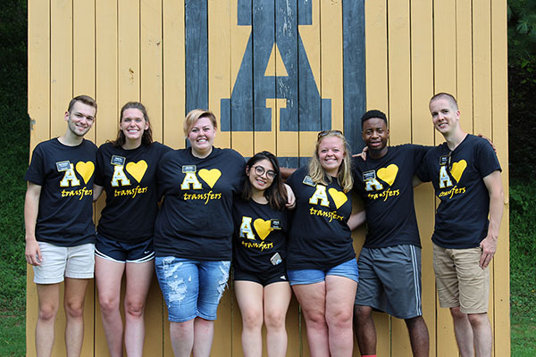 App State champions transfer student success