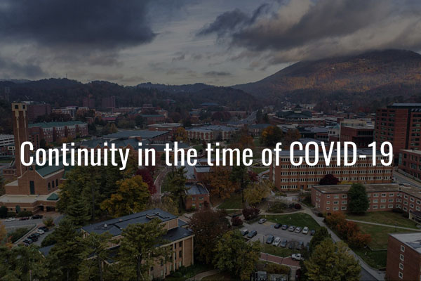 Continuity in the time of COVID-19