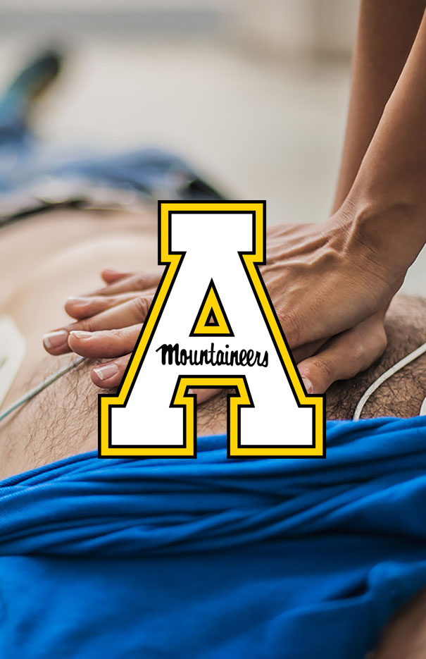 Mountaineer men's basketball hosts hands-on training in Bystander CPR and AED use