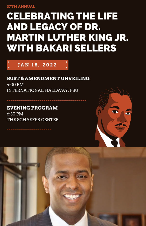 Celebrating the Life and Legacy of Dr. Martin Luther King Jr. with Bakari Sellers: Bust and Amendment Unveiling