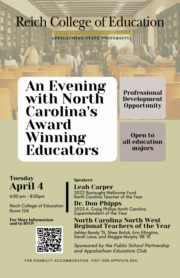 An Evening with North Carolina’s Award Winning Educators
