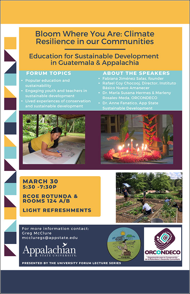 Bloom Where You Are: Educating for Sustainability in Guatemala & Appalachia