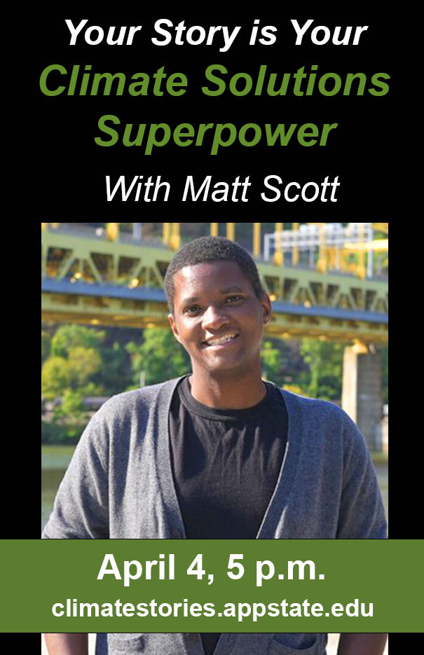 Matt Scott: “Your Story is Your Climate Solutions Superpower”