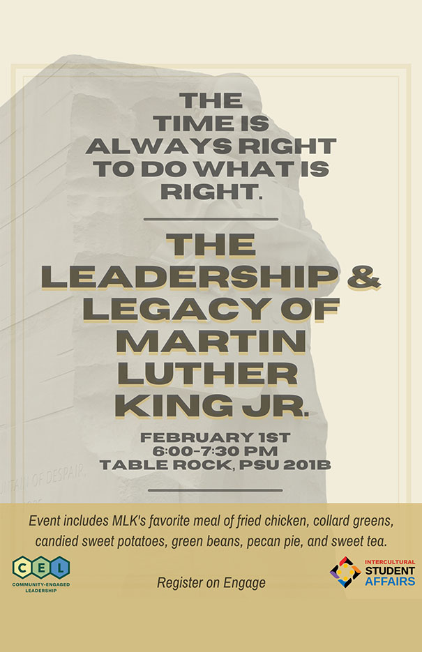 MLK Leadership Workshop and Dinner