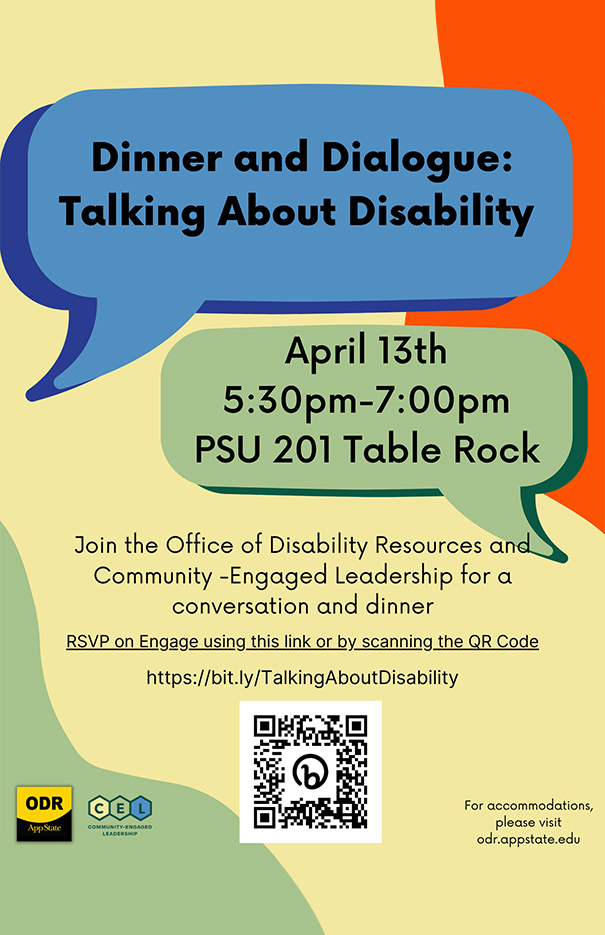 Dinner & Dialogue: Talking About Disability