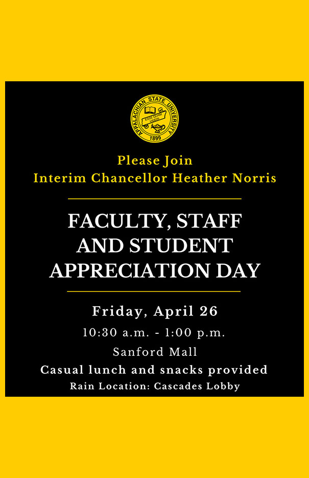 Faculty, Staff and Student Appreciation Day