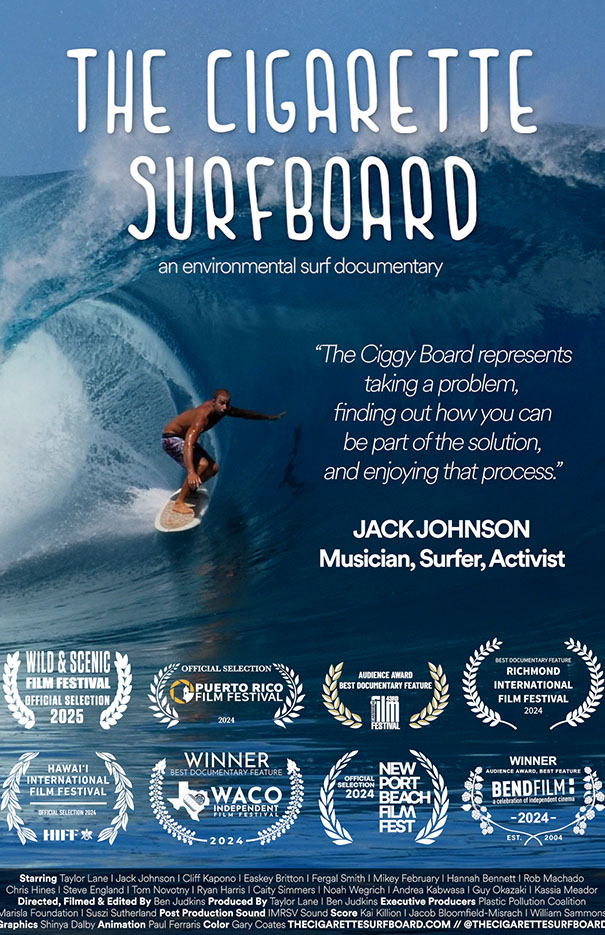 “The Cigarette Surfboard” – Film Screening w/Discussion and Q and A to follow