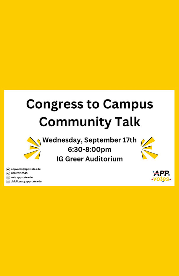 Congress to Campus Community Talk