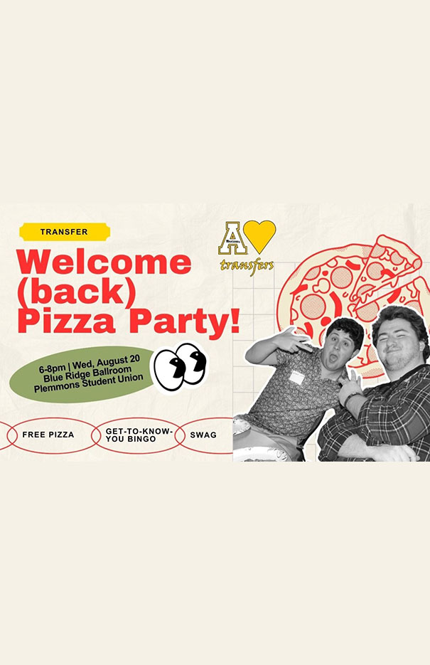 Transfer Welcome (back) Pizza Party