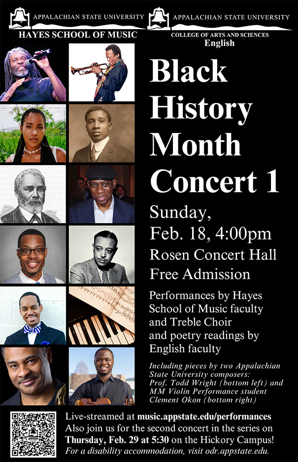 Black History Month Concert (Boone campus)