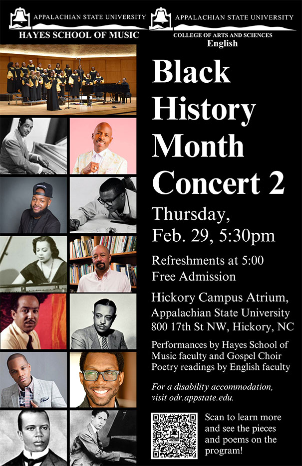 Black History Month Concert (Hickory campus)