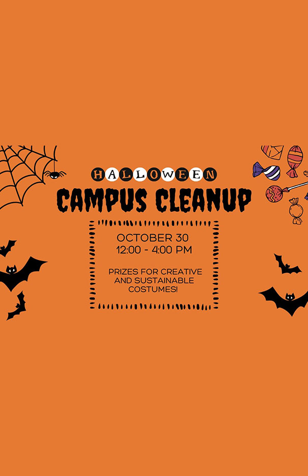 Halloween Campus Cleanup