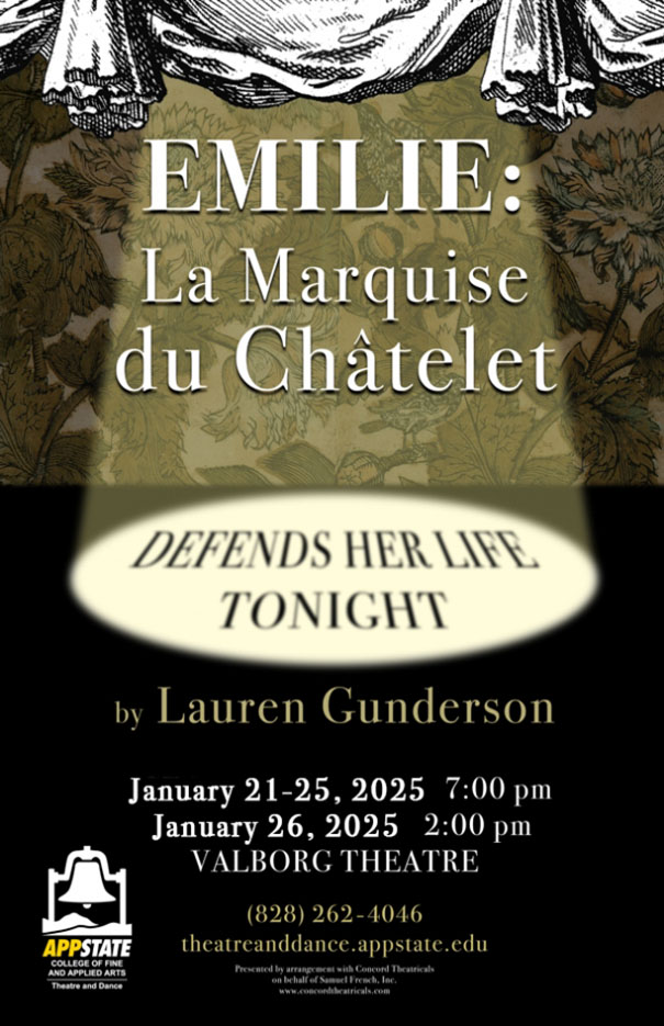 Emilie: La Marquise du Chatelet Defends Her Life Tonight