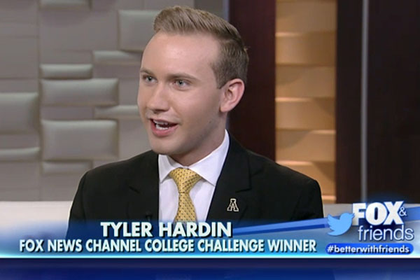 Student’s love of television news nets him a $10,000 prize