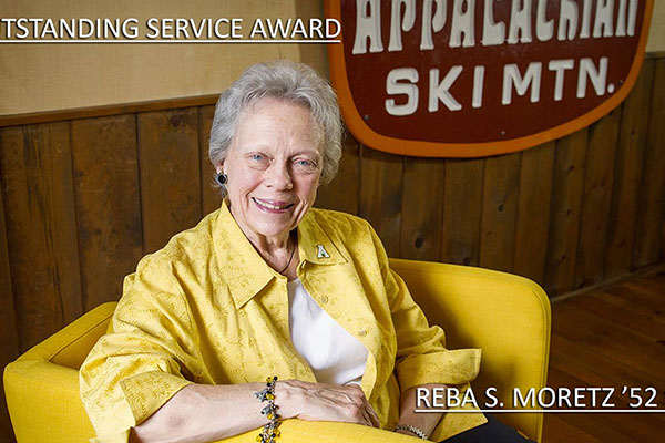 Outstanding Service Award 2015: Reba Moretz ’52 ’53