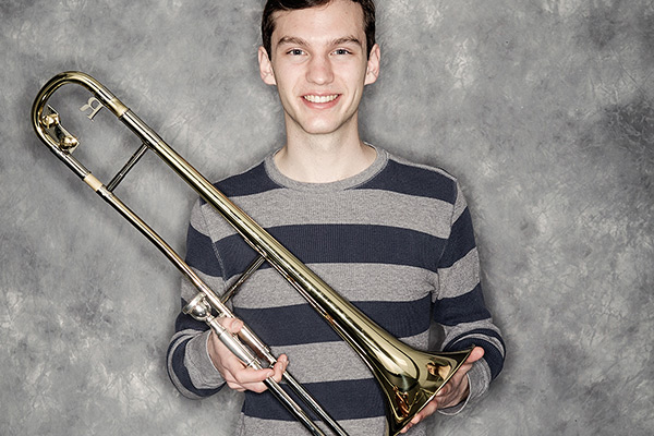 Appalachian senior wins jazz competition at Texas State Trombone Symposium