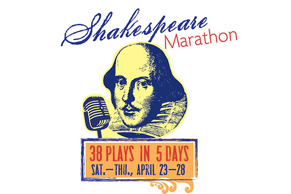 Students share the stage with dozens of statewide theatres in collaborative “Shakespeare Marathon: 38 Plays in Five Days”