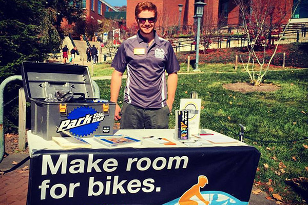 Appalachian graduate assistant advances bike-friendly campus, is instrumental in earning Bike Friendly University Award&#8480;