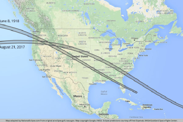 Great American Total Solar Eclipse To Travel Through Western NC on Aug. 21