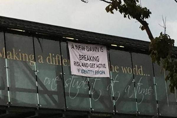 ‘Boone doesn’t want to be the next Charlottesville’: Supremacists hang banner at App State
