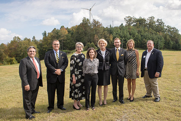 UNC President Spellings and new members of the UNC Board of Governors visit Appalachian campus Sept. 22
