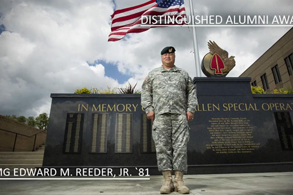 Alumni Awards 2013: Maj. Gen. Edward M. Reeder Jr. '81
