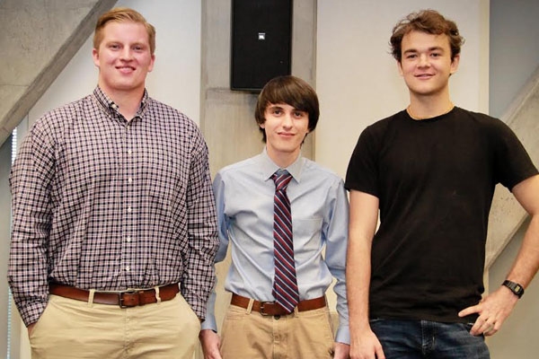 Appalachian freshman Jackson Barbee wins top prize in the fall 2017 Big Idea Pitch Competition