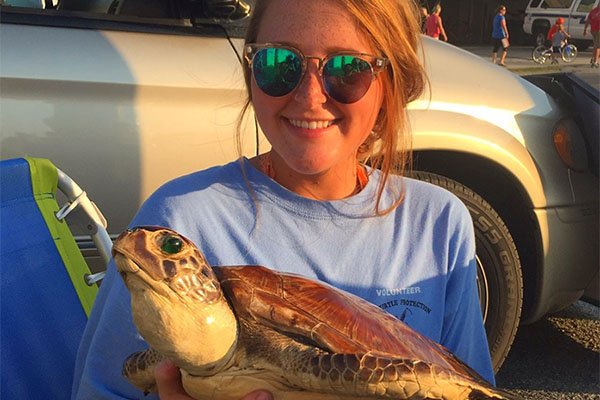 Appalachian intern saves Ocean Isle Beach turtles