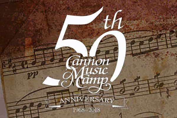 2018 Cannon Music Camp Calendar