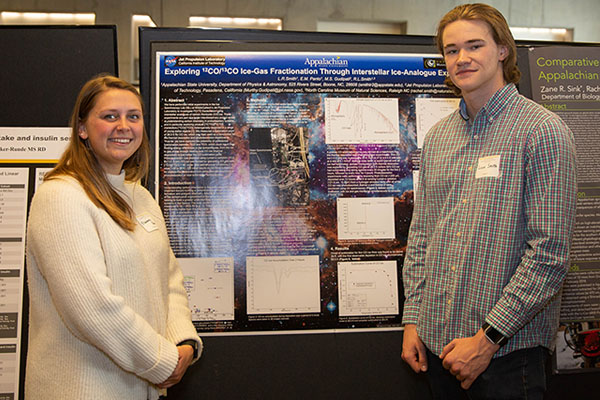 Appalachian students present their research at the 21st Annual Celebration of Student Research and Creative Endeavors
