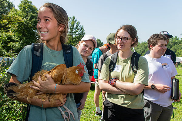 Students in Appalachian’s Honors College spend a ‘Day at the Farm’