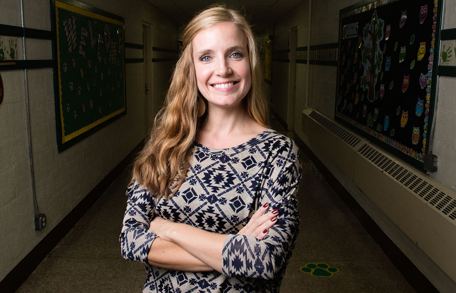 Now a teacher, Ashley Carlton '12 pays forward the care she was ...