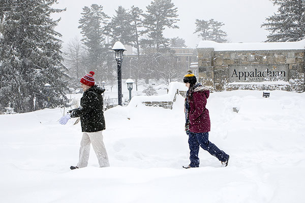 After the storm — App State digs out