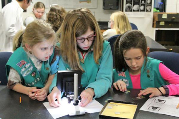 First Girl Scout “Geo Detective” Program