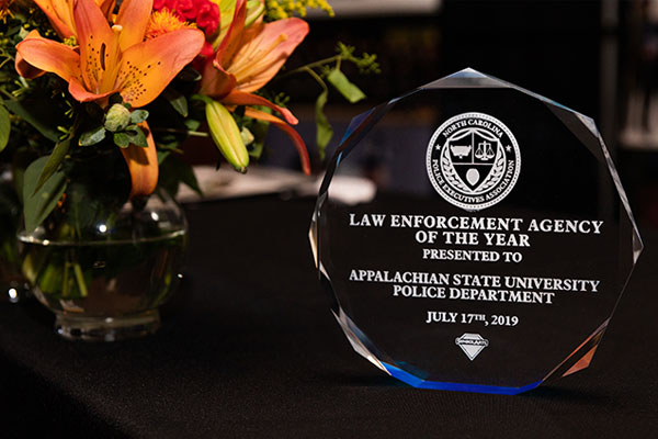 App State Police Department honored as NCPEA Law Enforcement Agency of the Year