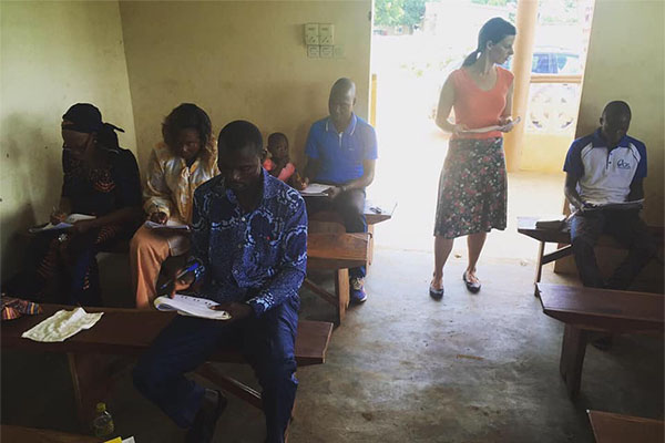 Mentoring youth in Benin