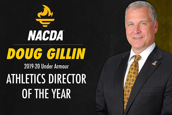 Gillin Named AD of the Year by NACDA