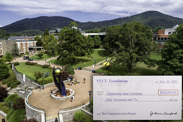 App State awarded SECU funds for pilot program to benefit nonprofits in rural Northwest NC